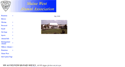 Desktop Screenshot of mainewestalumni.org