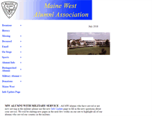 Tablet Screenshot of mainewestalumni.org